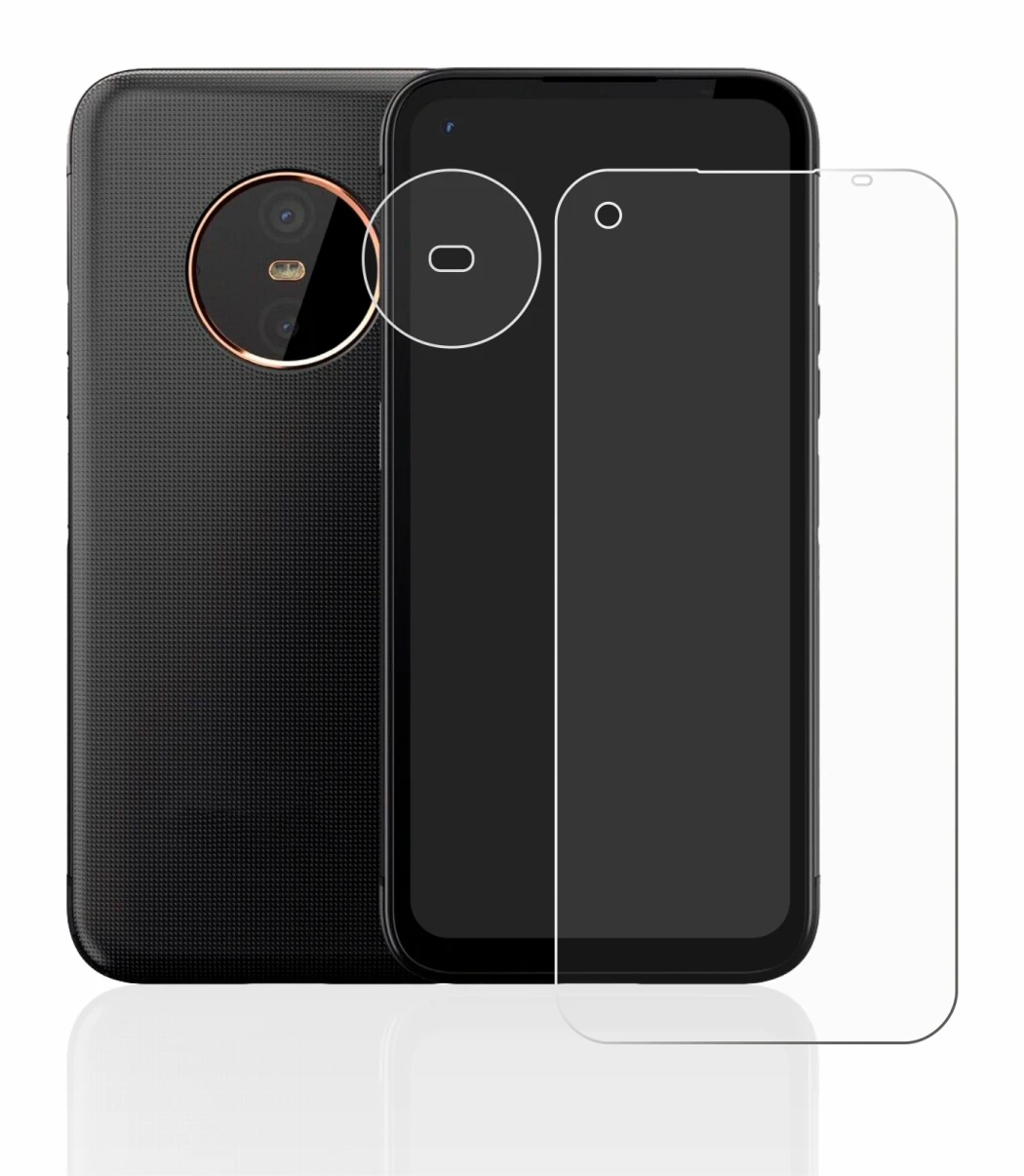 Immagine del dispositivo Gigaset GX6 (Fronte+Fotocamera) con un'ampia varietà di protezioni per lo schermo.