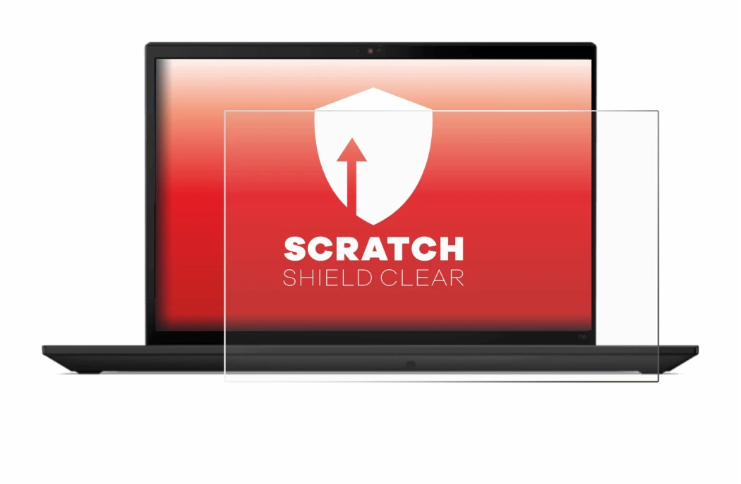 Immagine del dispositivo Lenovo ThinkPad T16 Gen 2 con un'ampia varietà di protezioni per lo schermo.