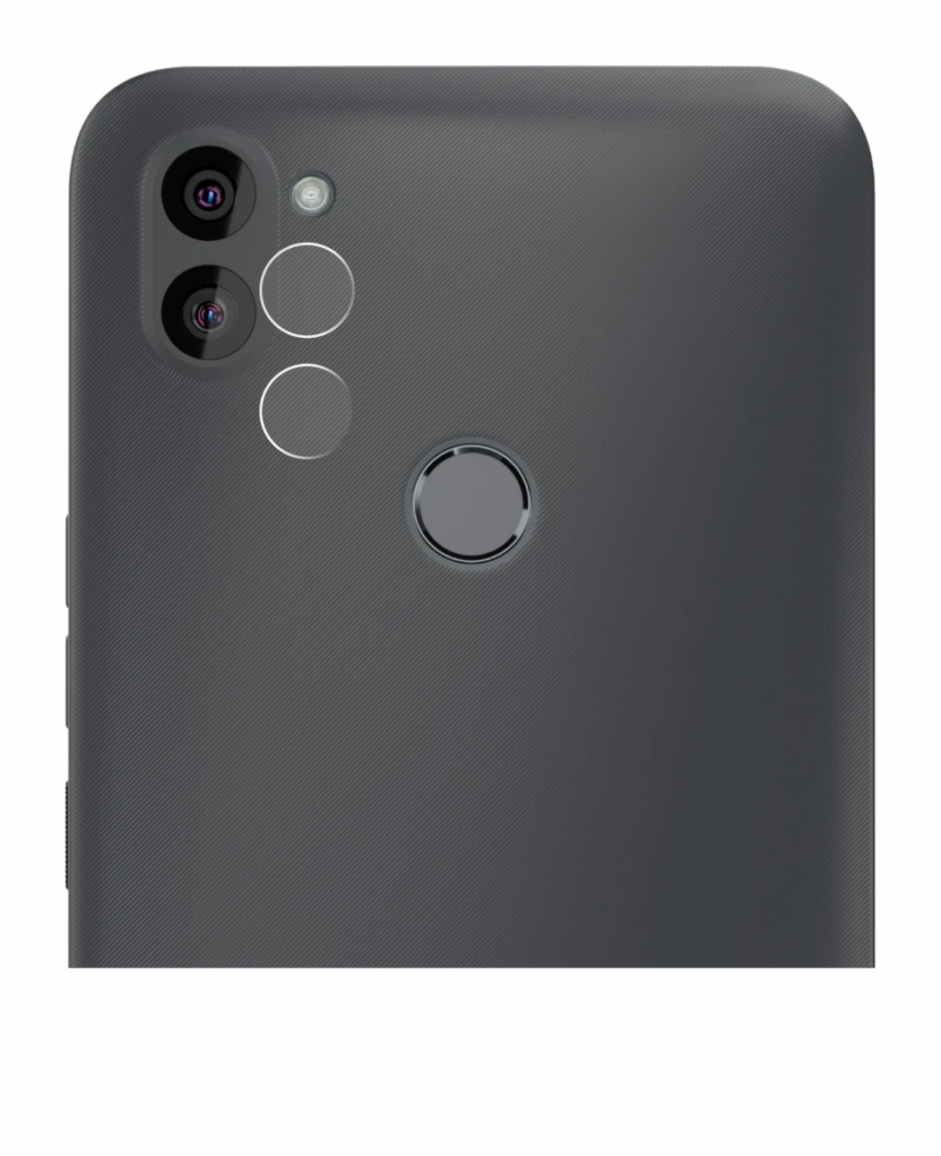 Immagine del dispositivo Gigaset GS5 Lite (Fronte+Fotocamera) con un'ampia varietà di protezioni per lo schermo.