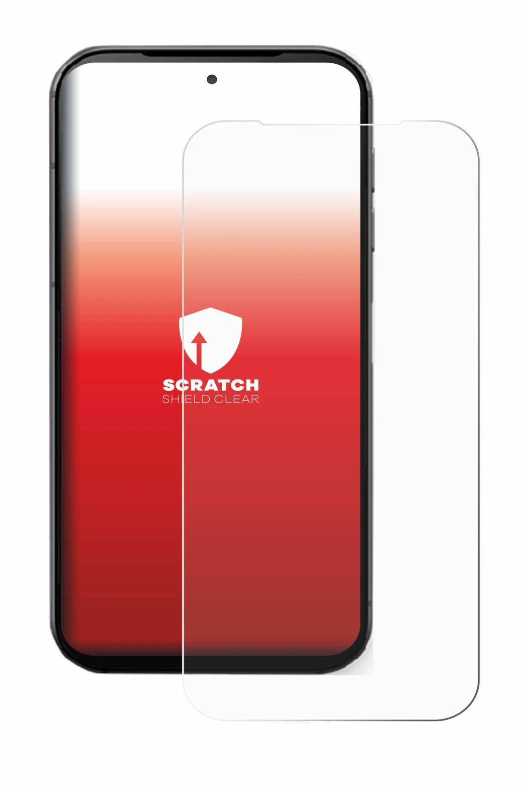 Immagine del dispositivo Fairphone 5 con un'ampia varietà di protezioni per lo schermo.