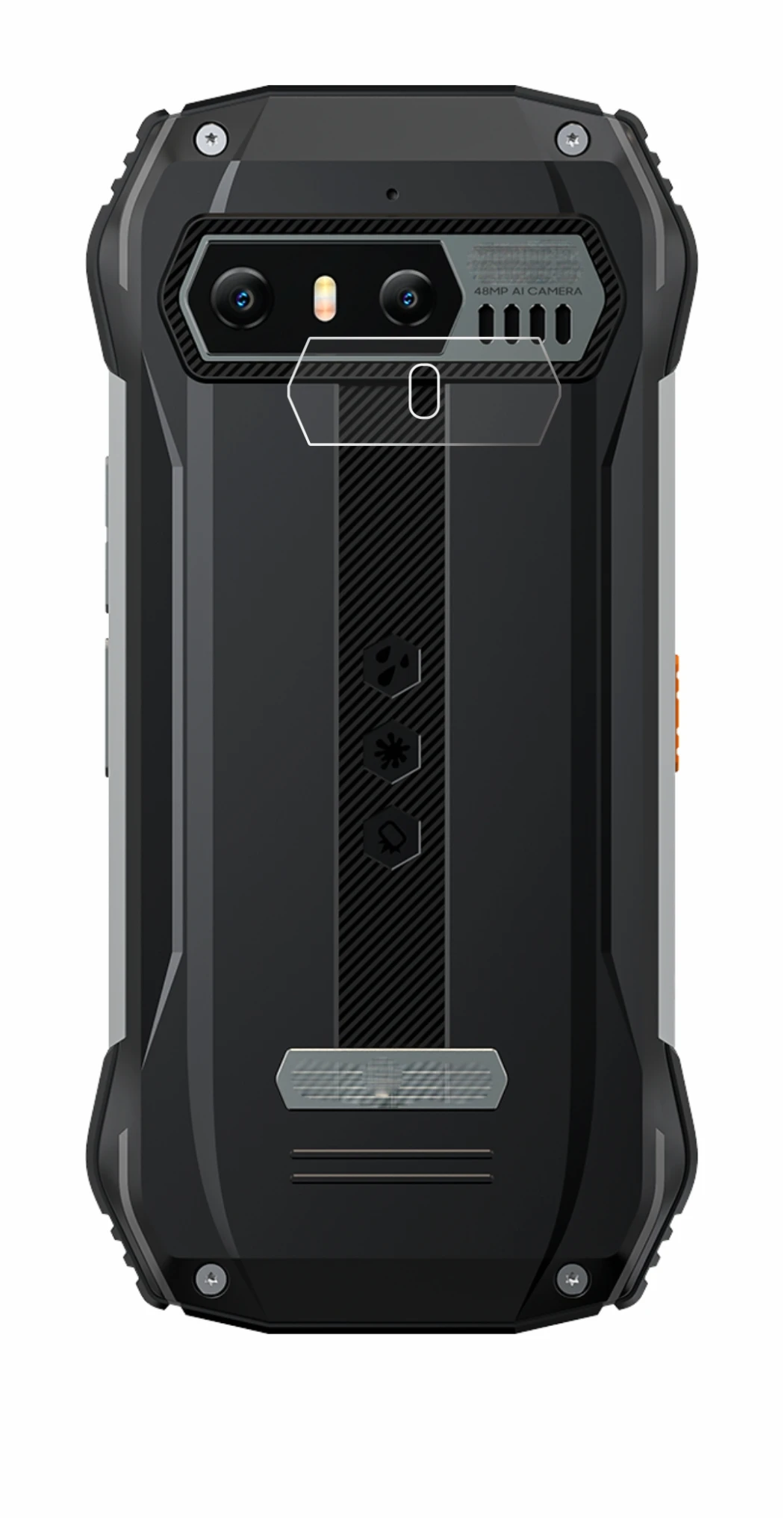 Immagine del dispositivo Blackview N6000 (SOLO Fotocamera) con un'ampia varietà di protezioni per lo schermo.