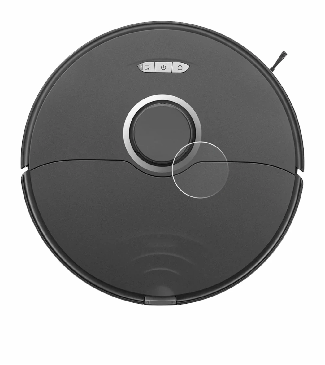 Immagine del dispositivo Roborock S8 Lidar Sensor (solo modello bianco) con un'ampia varietà di protezioni per lo schermo.