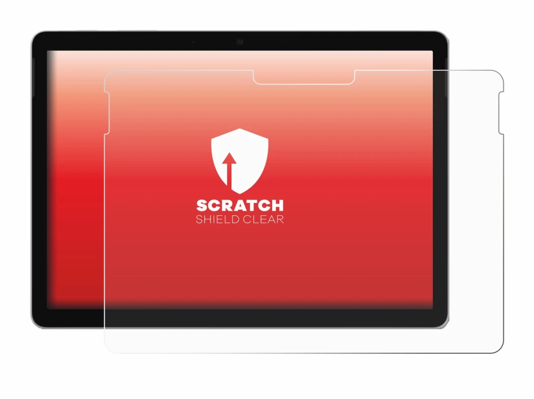 Immagine del dispositivo Microsoft Surface Go 4 con un'ampia varietà di protezioni per lo schermo.