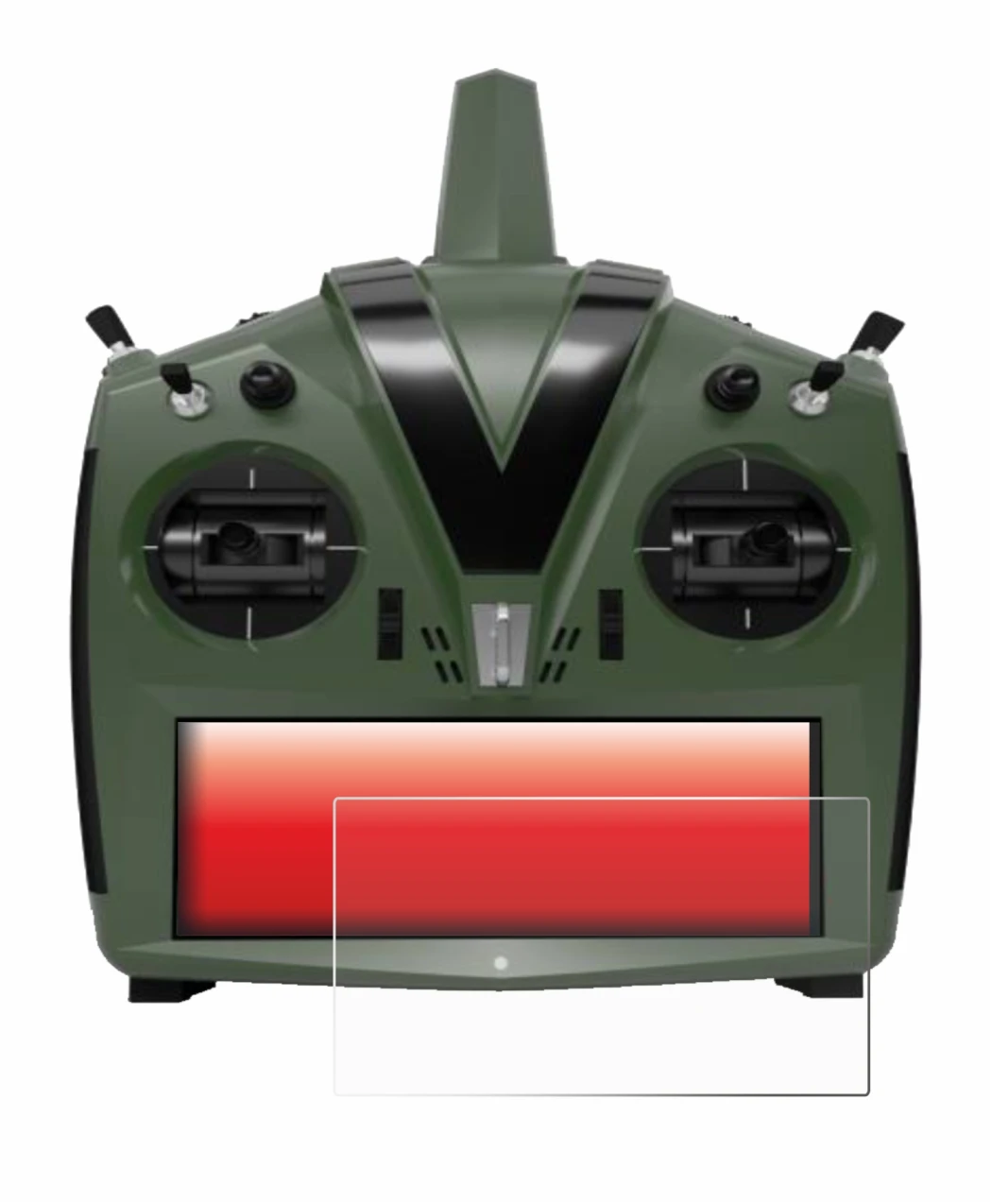 Immagine del dispositivo VBar Control Evo con un'ampia varietà di protezioni per lo schermo.