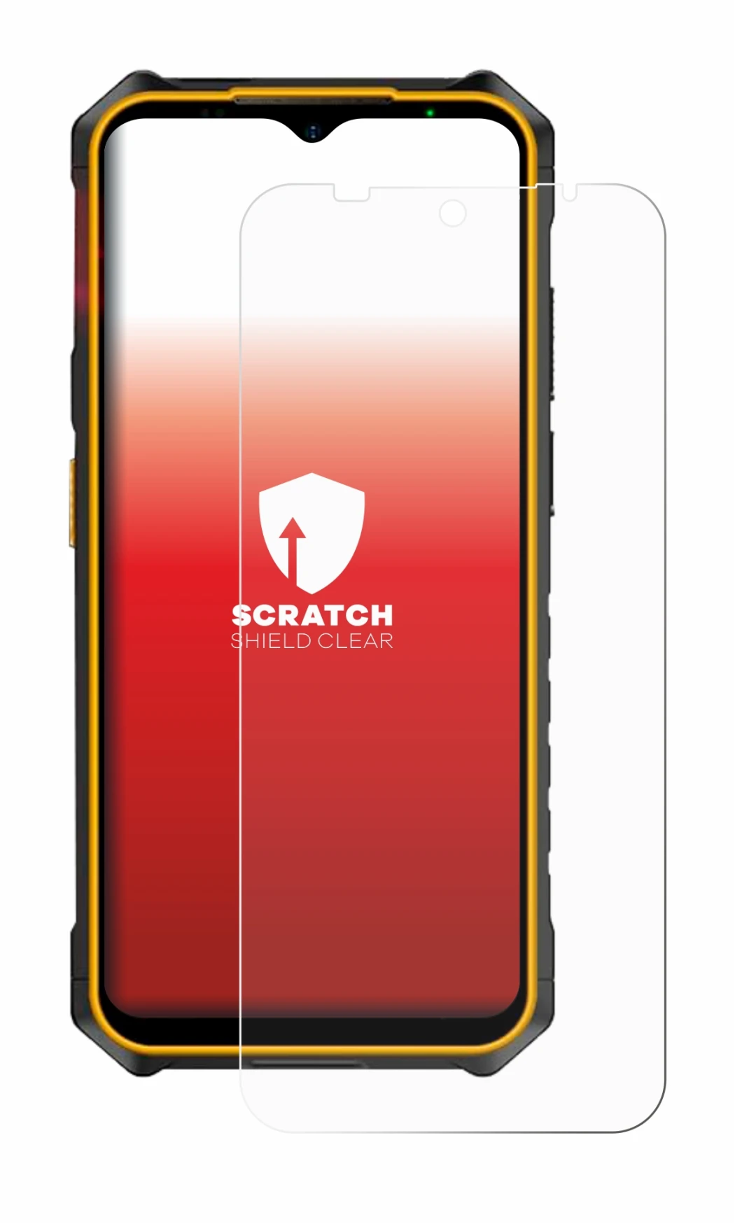 Immagine del dispositivo Ulefone Armor X13 con un'ampia varietà di protezioni per lo schermo.
