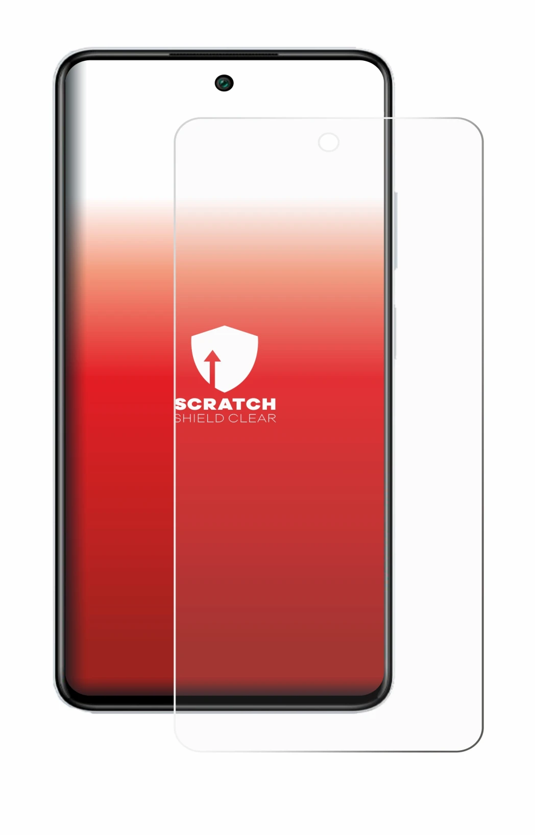Immagine del dispositivo Infinix Smart 8 con un'ampia varietà di protezioni per lo schermo.