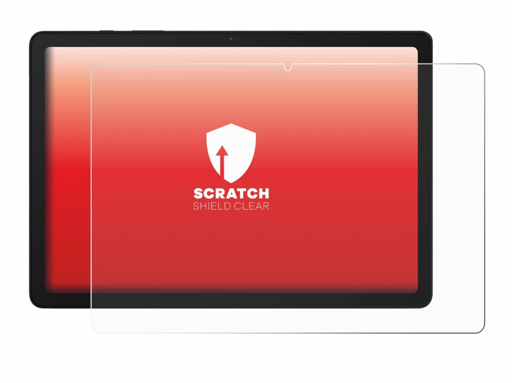 Immagine del dispositivo Samsung Galaxy Tab A9 Plus 5G con un'ampia varietà di protezioni per lo schermo.