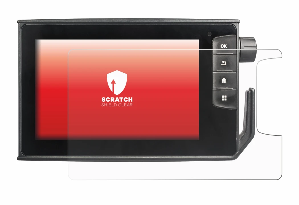 Immagine del dispositivo Valtra SmartTouch Terminal con un'ampia varietà di protezioni per lo schermo.