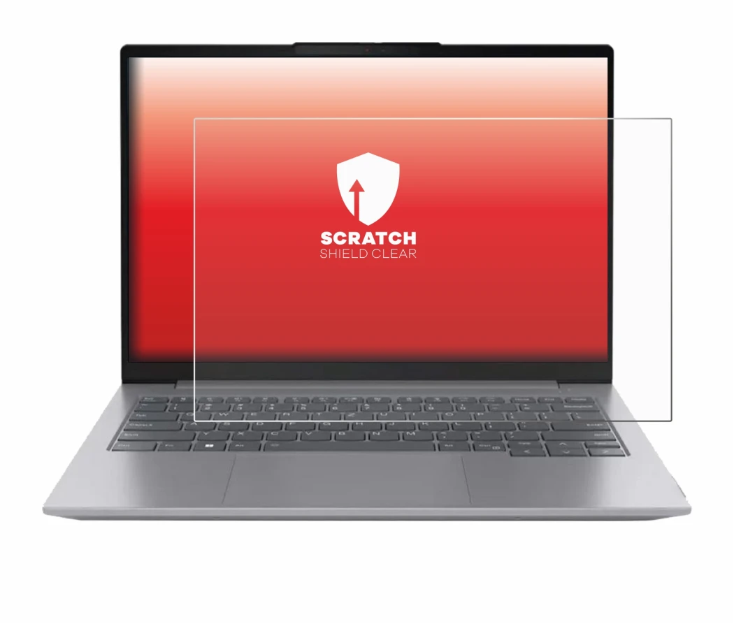 Immagine del dispositivo Lenovo ThinkBook 16 Gen 6 con un'ampia varietà di protezioni per lo schermo.