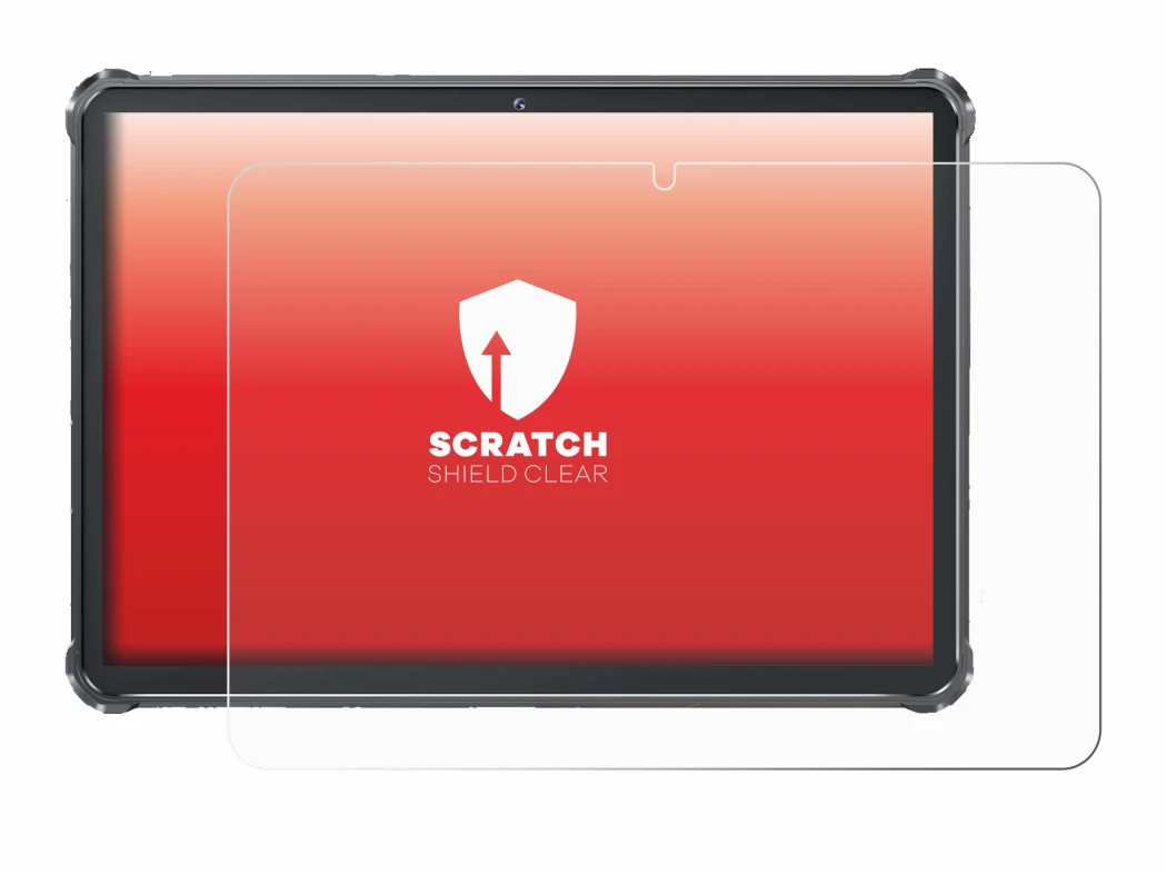 Immagine del dispositivo Oukitel RT8 con un'ampia varietà di protezioni per lo schermo.