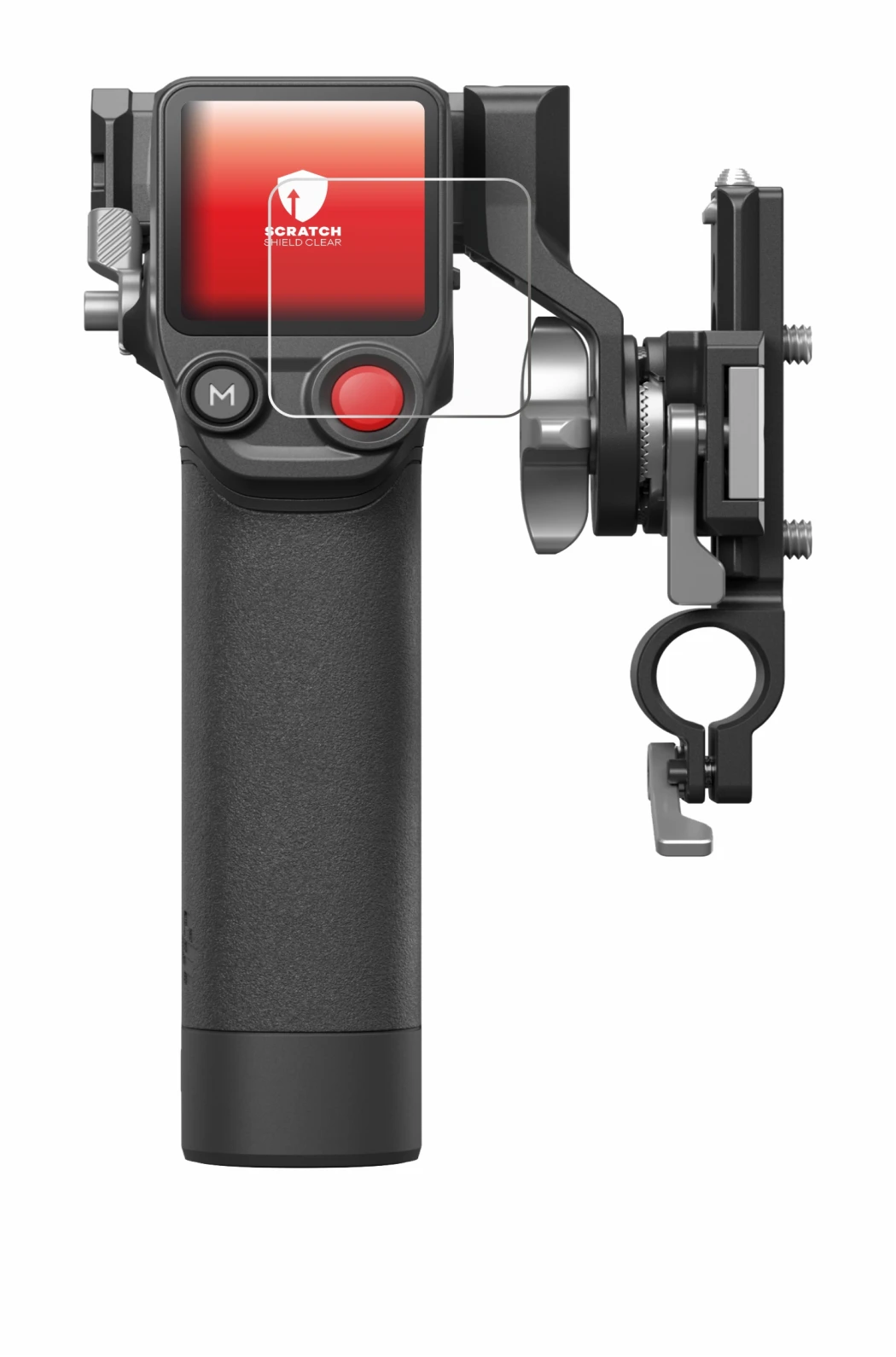 Immagine del dispositivo DJI Focus Pro- Grip con un'ampia varietà di protezioni per lo schermo.