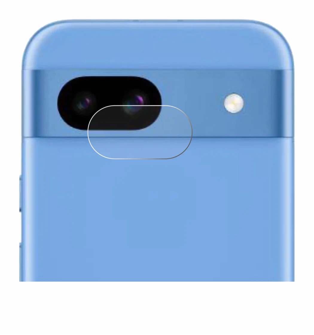 Immagine del dispositivo Google Pixel 8a (SOLO Fotocamera) con un'ampia varietà di protezioni per lo schermo.