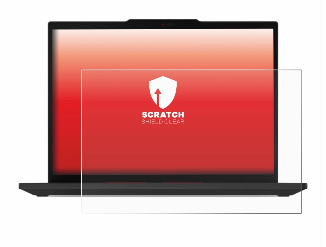 Immagine del dispositivo Lenovo ThinkPad T14 Gen 5 con un'ampia varietà di protezioni per lo schermo.