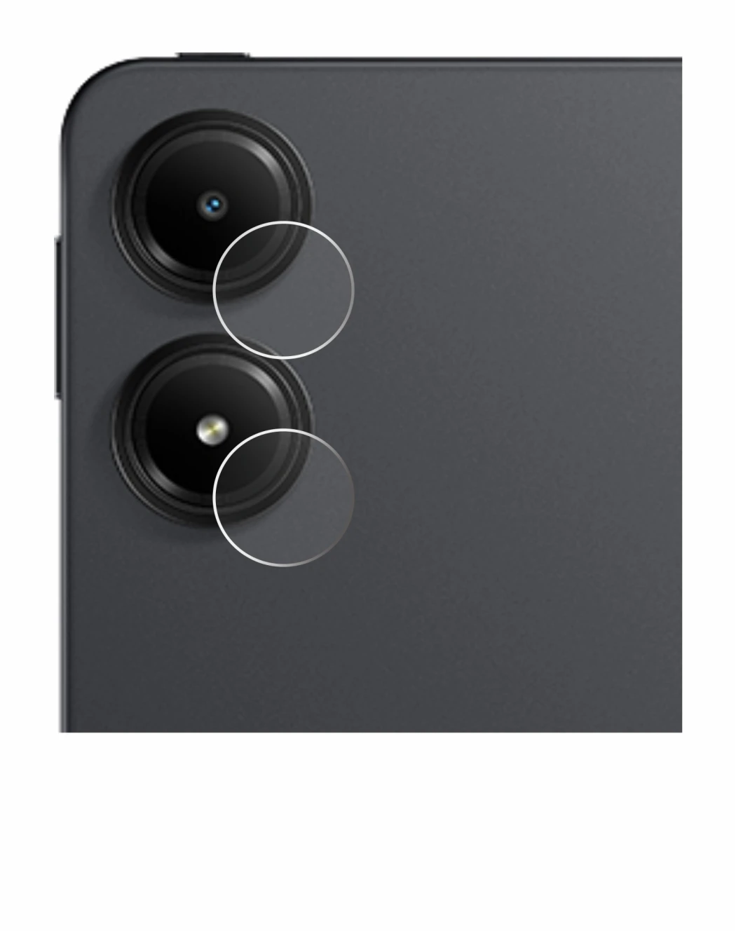 Immagine del dispositivo Xiaomi Redmi Pad Pro (SOLO Fotocamera) con un'ampia varietà di protezioni per lo schermo.