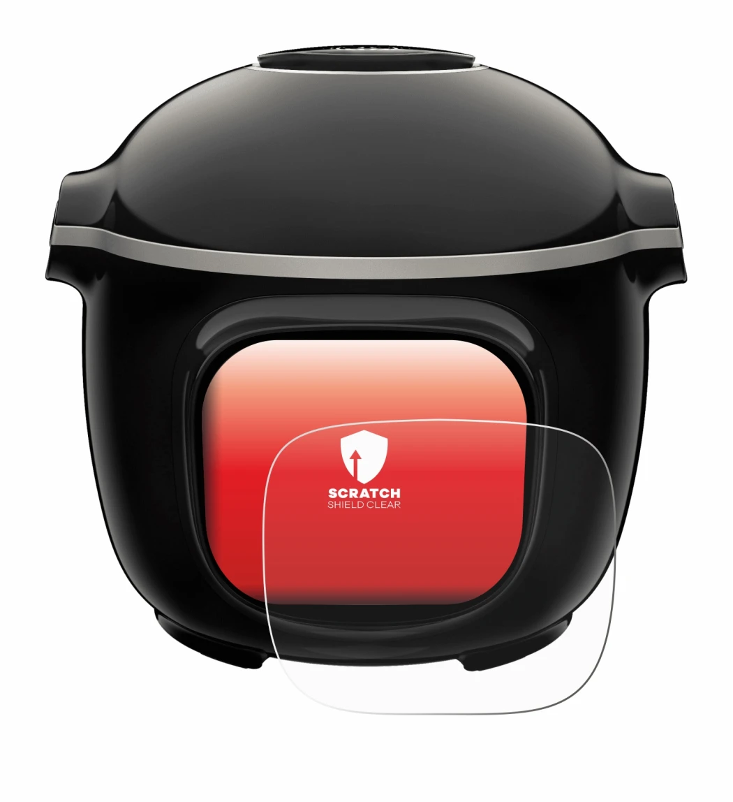Immagine del dispositivo Moulinex Cookeo Touch con un'ampia varietà di protezioni per lo schermo.