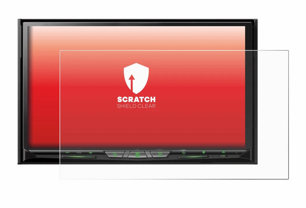 Immagine del dispositivo Pioneer AVH-Z9200DAB con un'ampia varietà di protezioni per lo schermo.