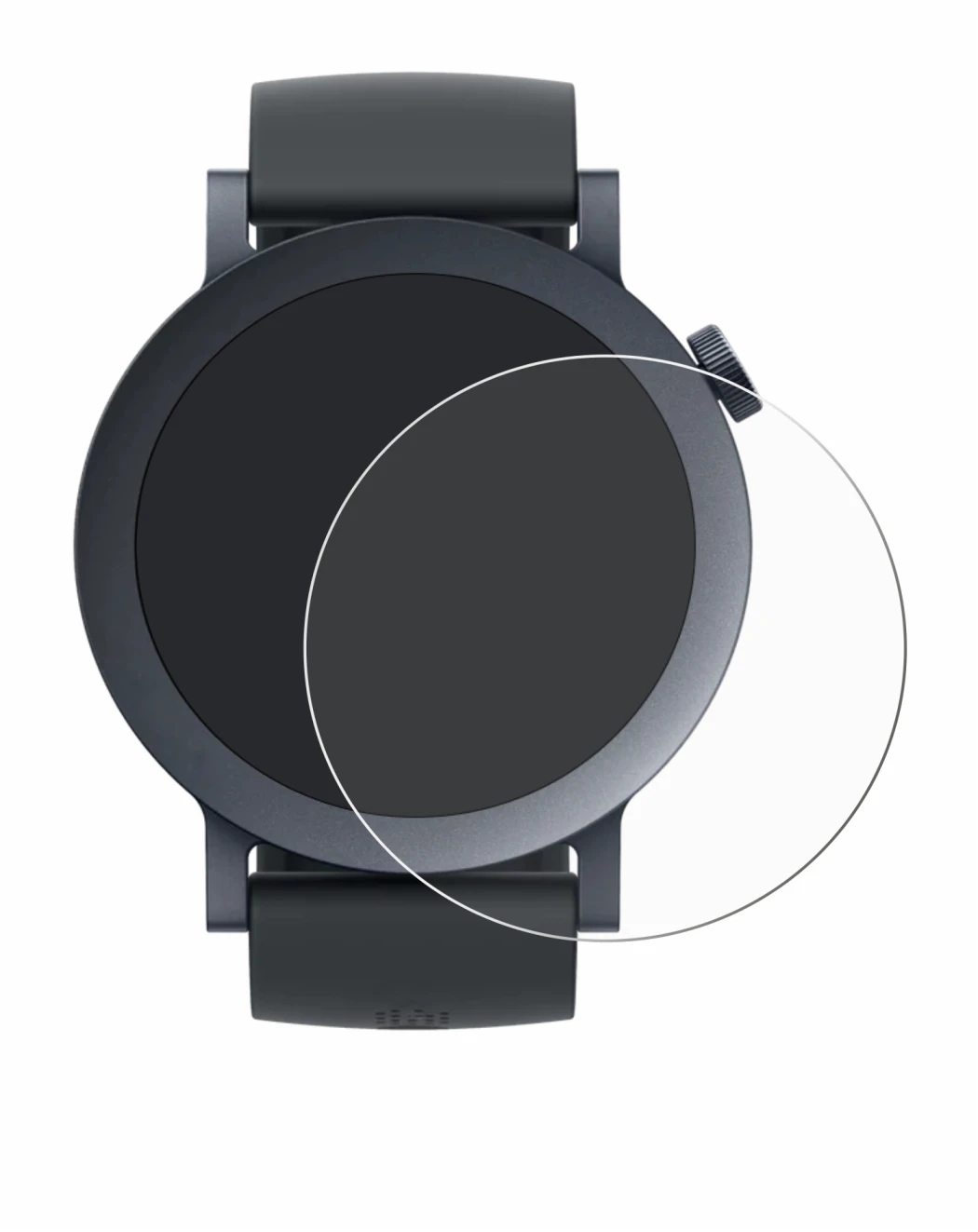 Immagine del dispositivo Nothing CMF Watch Pro 2 con un'ampia varietà di protezioni per lo schermo.