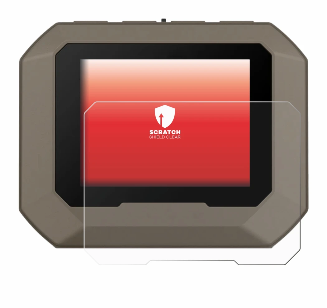 Immagine del dispositivo Garmin Xero C1 Pro con un'ampia varietà di protezioni per lo schermo.