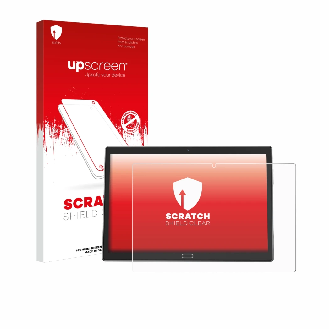 Parte frontale di una confezione del prodotto con il logo del marchio upscreen. Accanto è raffigurato il dispositivo Zonko K11