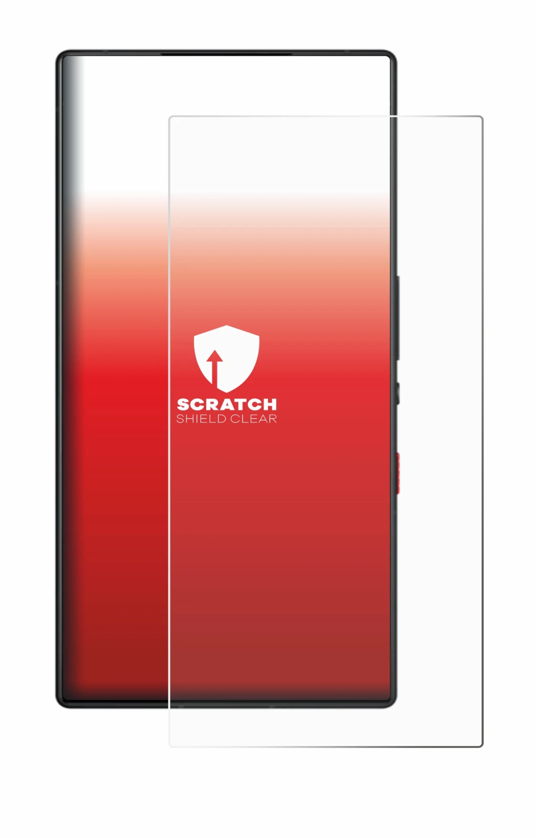 Immagine del dispositivo ZTE Nubia Red Magic 9S Pro con un'ampia varietà di protezioni per lo schermo.