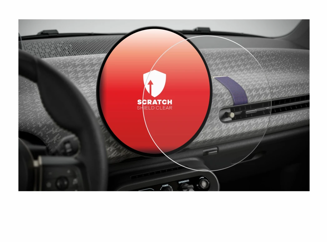 Immagine del dispositivo Mini Cooper Electric BJ 2024 con un'ampia varietà di protezioni per lo schermo.