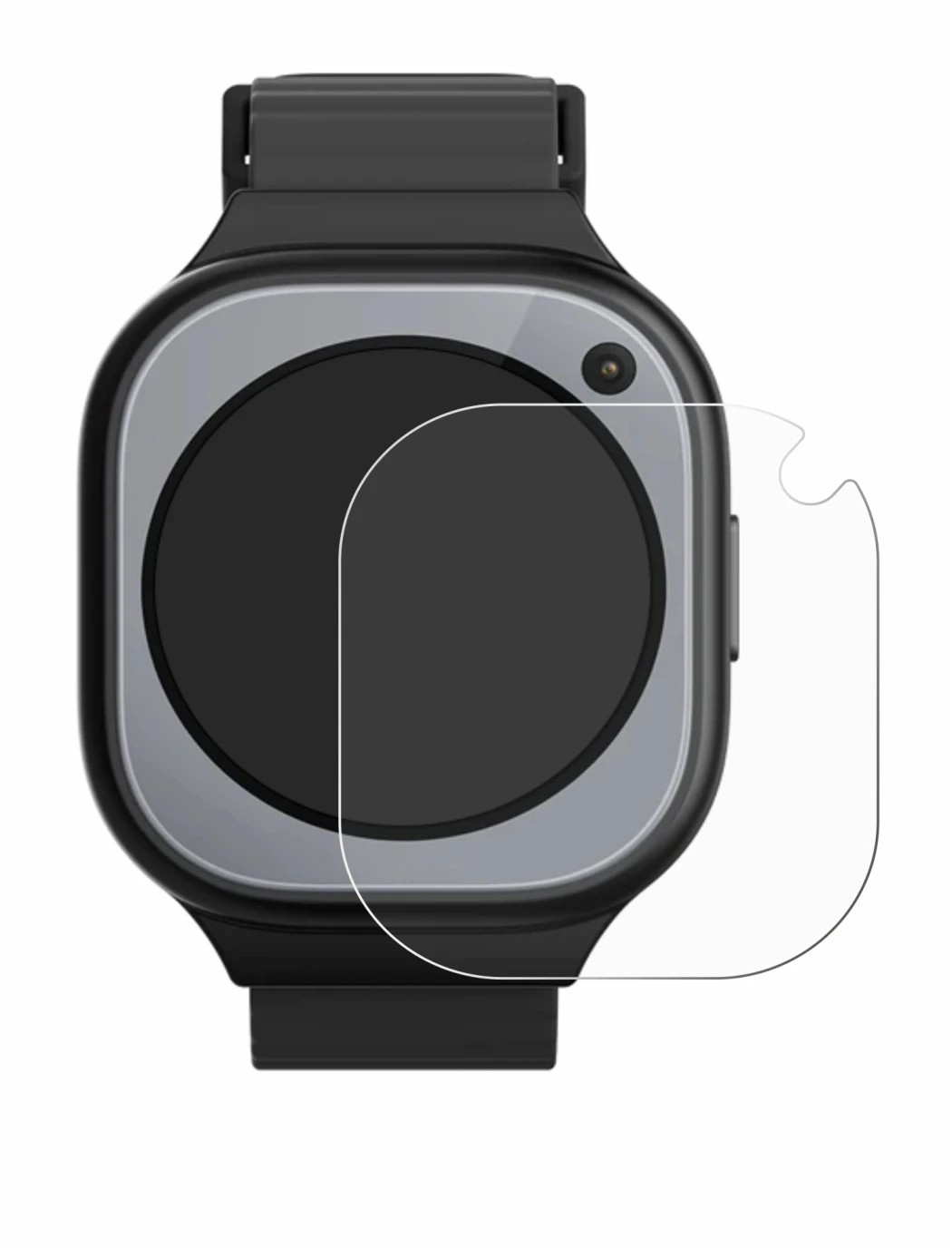 Immagine del dispositivo Xplora X6Pro con un'ampia varietà di protezioni per lo schermo.