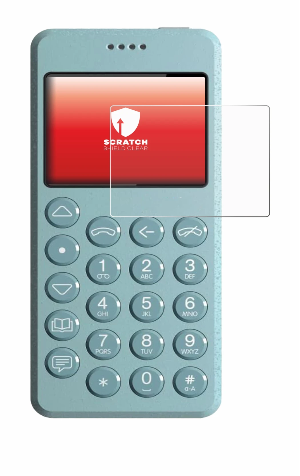 Immagine del dispositivo Punkt MP02 con un'ampia varietà di protezioni per lo schermo.