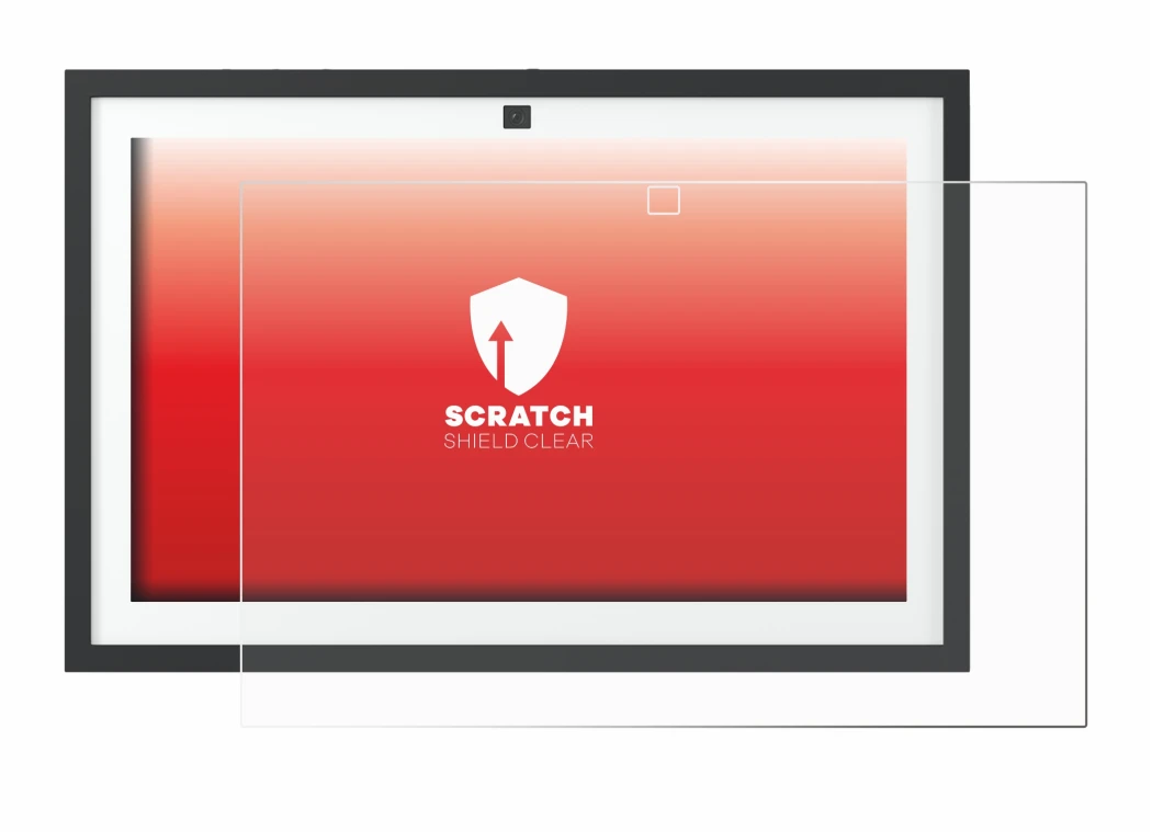 Immagine del dispositivo Amazon Echo Show 15 2024 con un'ampia varietà di protezioni per lo schermo.