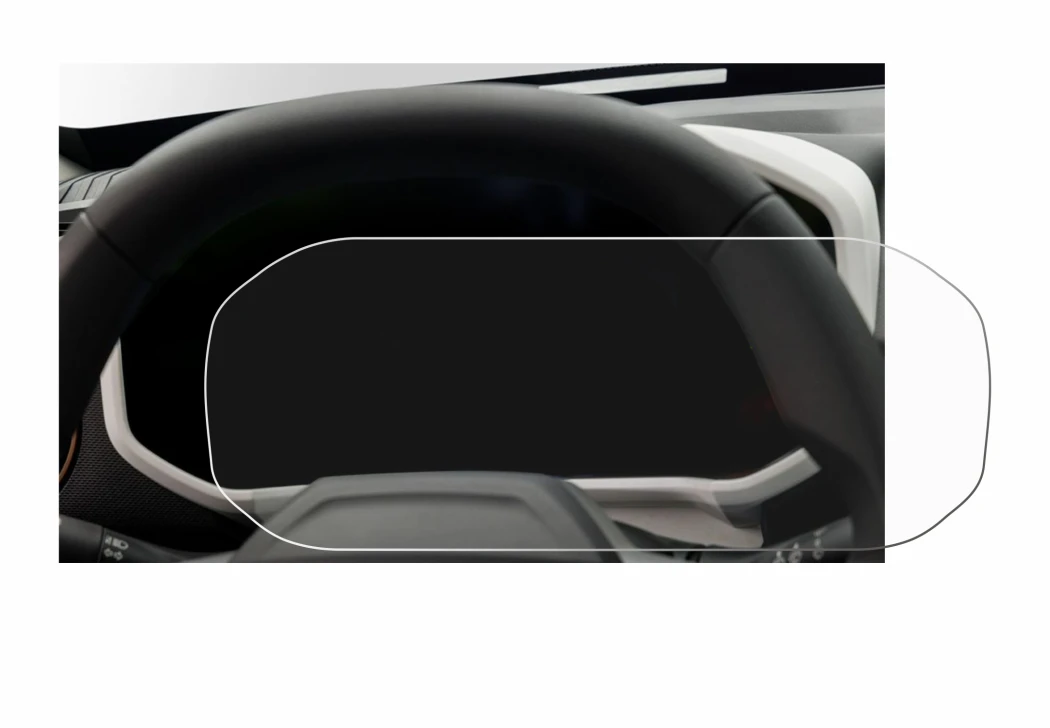 Immagine del dispositivo Dacia Duster Tacho (2024) con un'ampia varietà di protezioni per lo schermo.