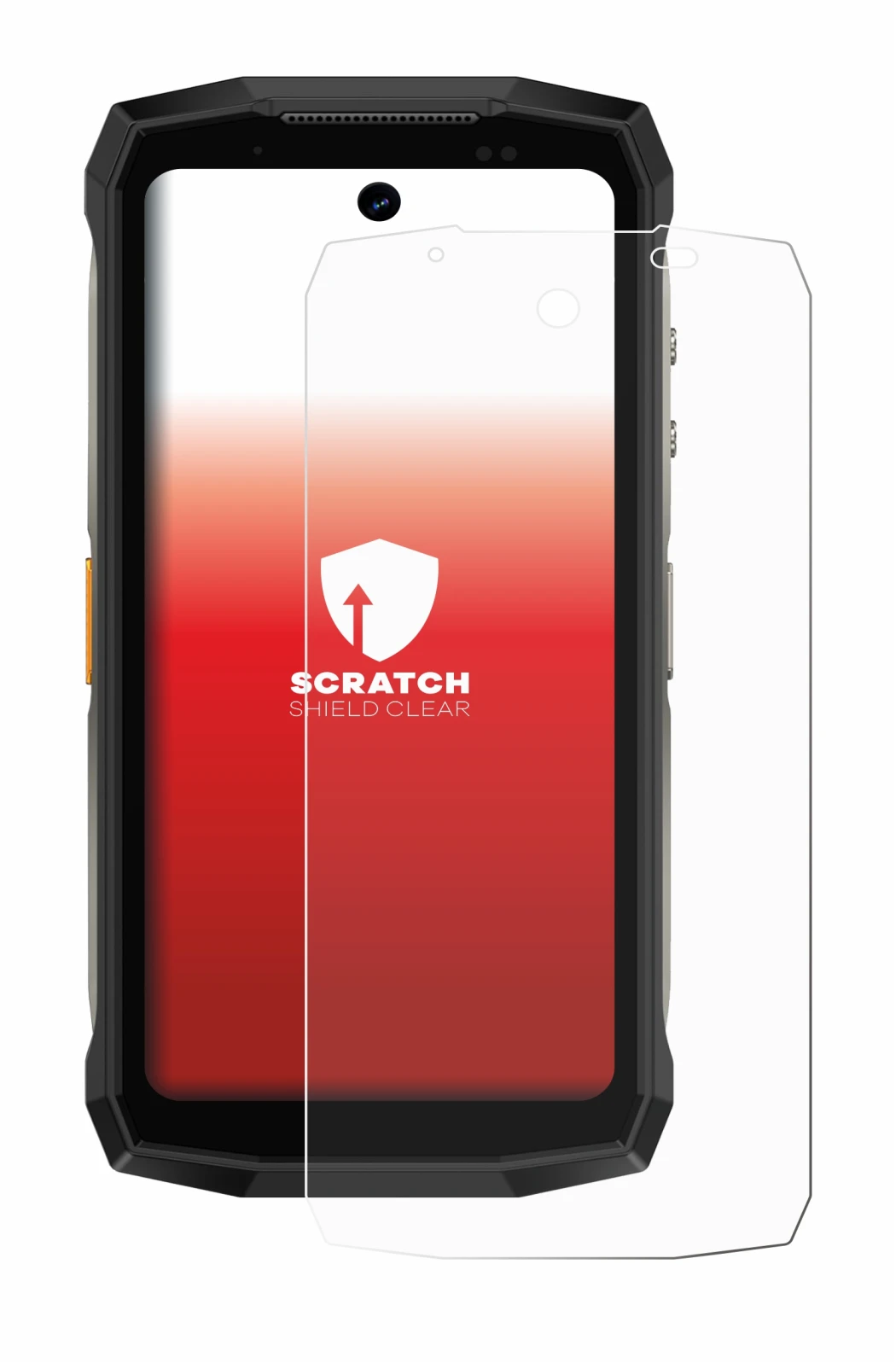 Immagine del dispositivo Ulefone Armor Mini 20 Pro con un'ampia varietà di protezioni per lo schermo.