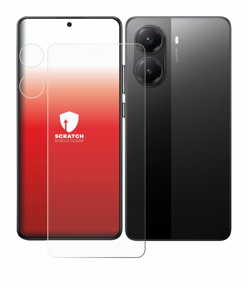 Immagine del dispositivo Xiaomi Poco X7 Pro (Fronte+Fotocamera) con un'ampia varietà di protezioni per lo schermo.