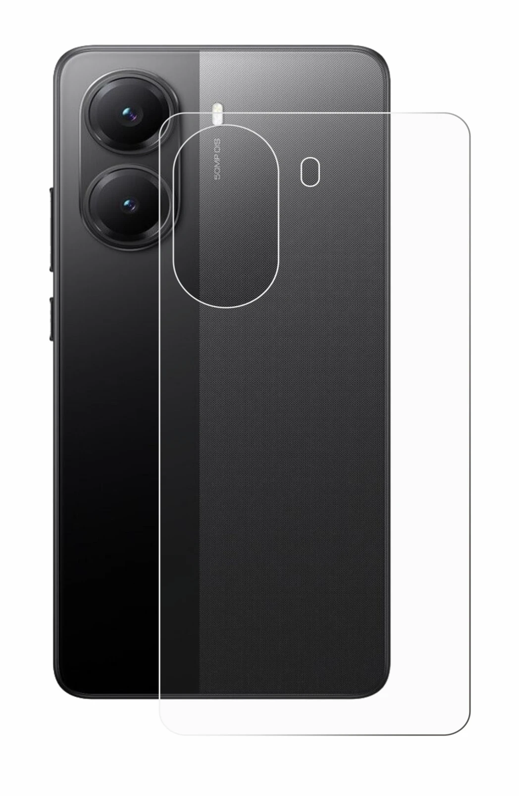 Immagine del dispositivo Xiaomi Poco X7 Pro (Posteriore) con un'ampia varietà di protezioni per lo schermo.
