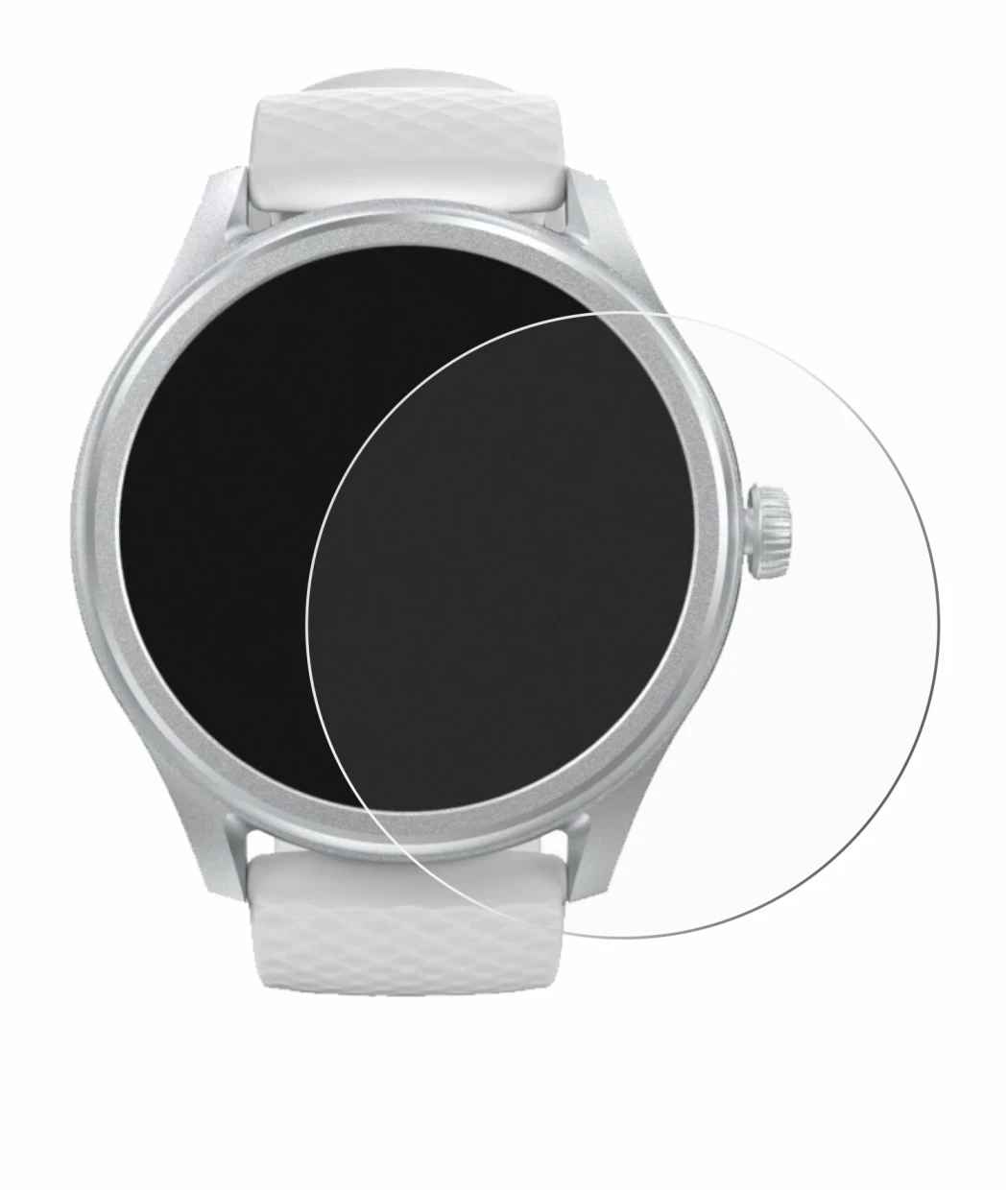 Immagine del dispositivo Hama Smartwatch 5010 con un'ampia varietà di protezioni per lo schermo.