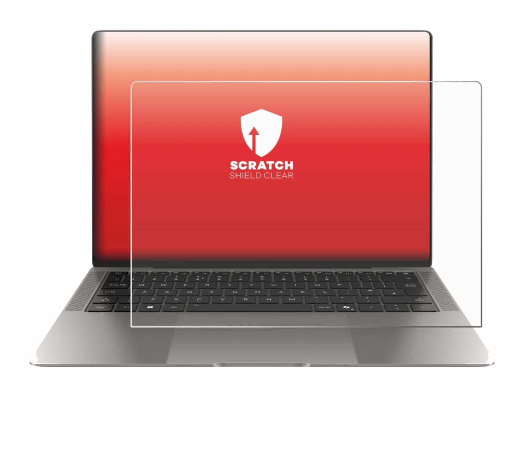 Immagine del dispositivo Honor MagicBook Art 14 con un'ampia varietà di protezioni per lo schermo.