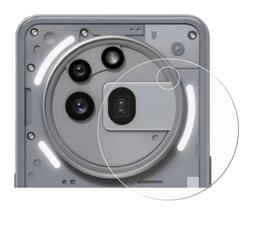 Immagine del dispositivo Nothing Phone (3a) Pro (SOLO Fotocamera) con un'ampia varietà di protezioni per lo schermo.