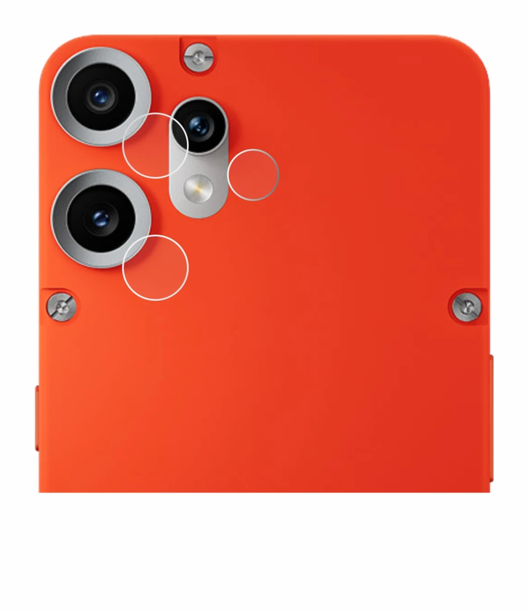 Immagine del dispositivo Nothing CMF Phone 2 Pro (SOLO Fotocamera) con un'ampia varietà di protezioni per lo schermo.