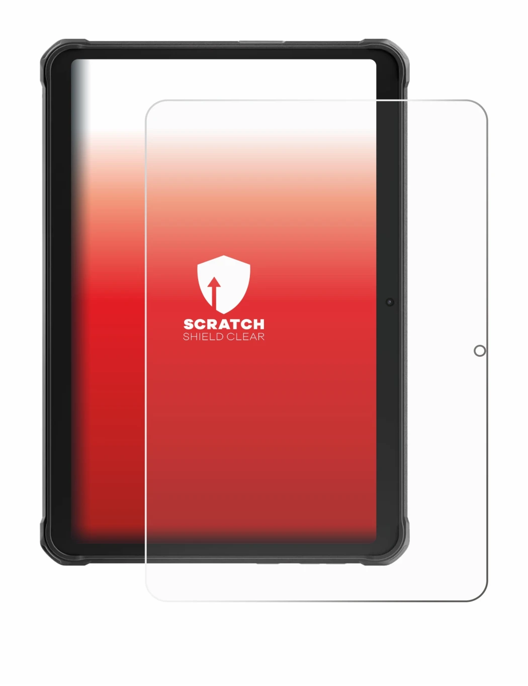 Immagine del dispositivo Hotwav R10 Pro con un'ampia varietà di protezioni per lo schermo.