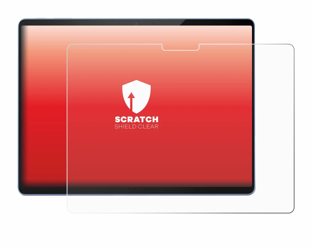 Immagine del dispositivo Microsoft Surface Pro 13 con un'ampia varietà di protezioni per lo schermo.