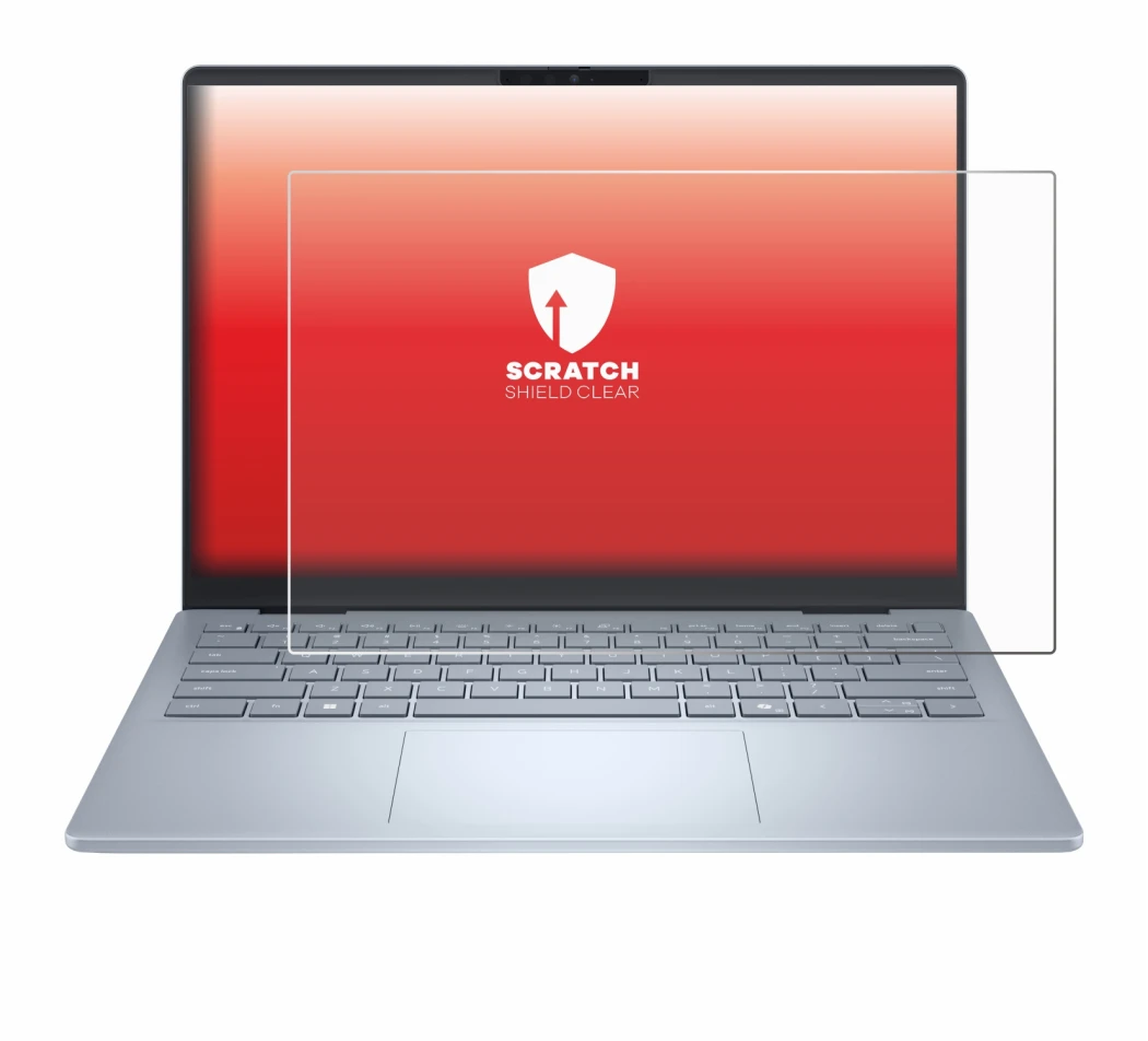 Immagine del dispositivo Dell 14 Plus Laptop con un'ampia varietà di protezioni per lo schermo.