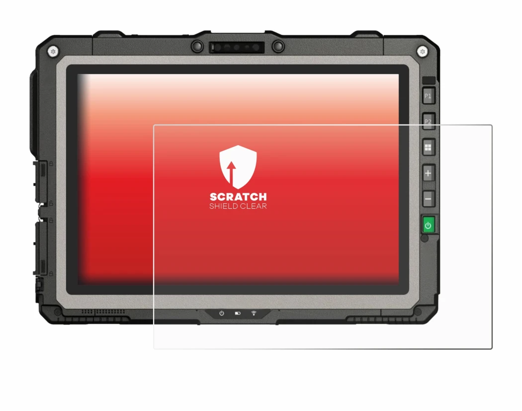 Immagine del dispositivo Getac UX10 G3 con un'ampia varietà di protezioni per lo schermo.