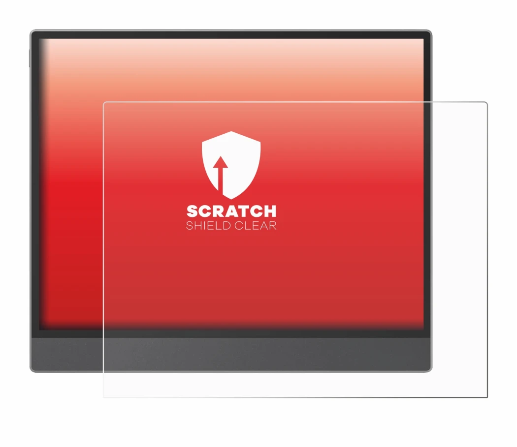 Immagine del dispositivo Boox Tab X C con un'ampia varietà di protezioni per lo schermo.