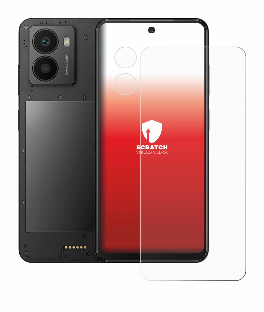 Immagine del dispositivo Xplora HMD Fusion X1 (Fronte+Fotocamera) con un'ampia varietà di protezioni per lo schermo.