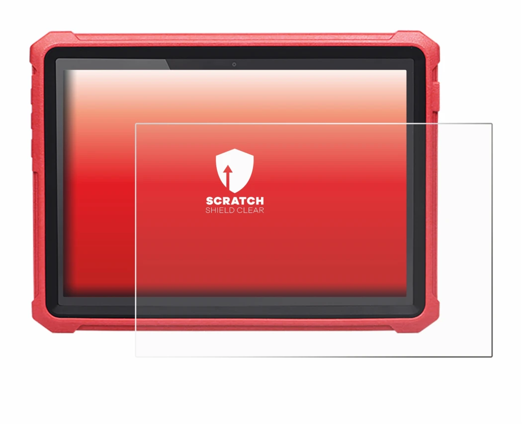 Immagine del dispositivo Launch X-431 Pro3 V+ Elite con un'ampia varietà di protezioni per lo schermo.
