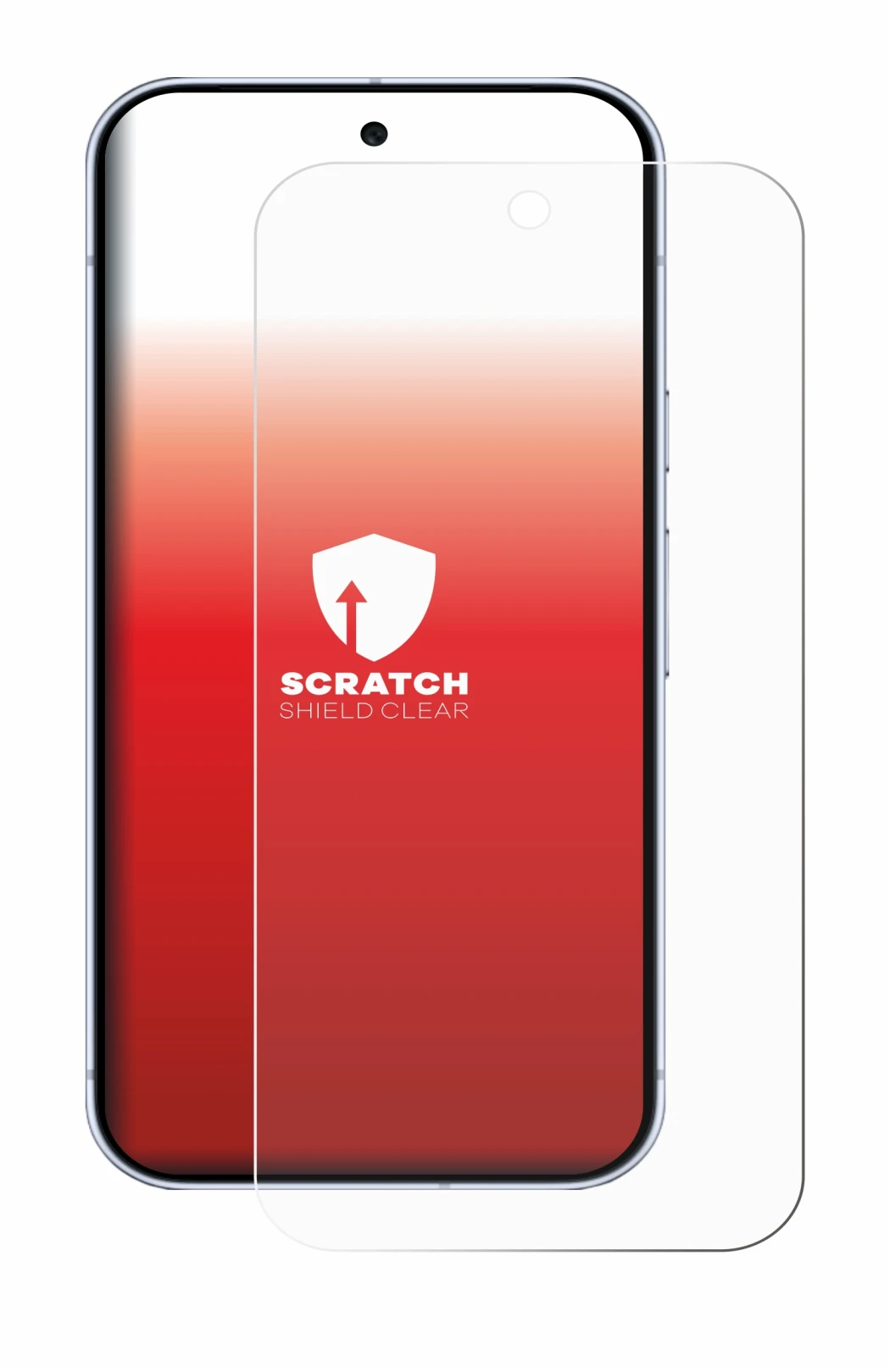 Immagine del dispositivo Google Pixel 10 Pro con un'ampia varietà di protezioni per lo schermo.