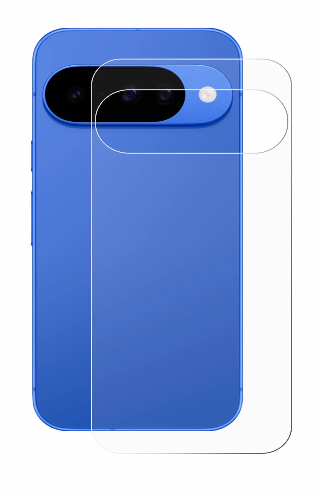 Immagine del dispositivo Google Pixel 10 (Posteriore) con un'ampia varietà di protezioni per lo schermo.