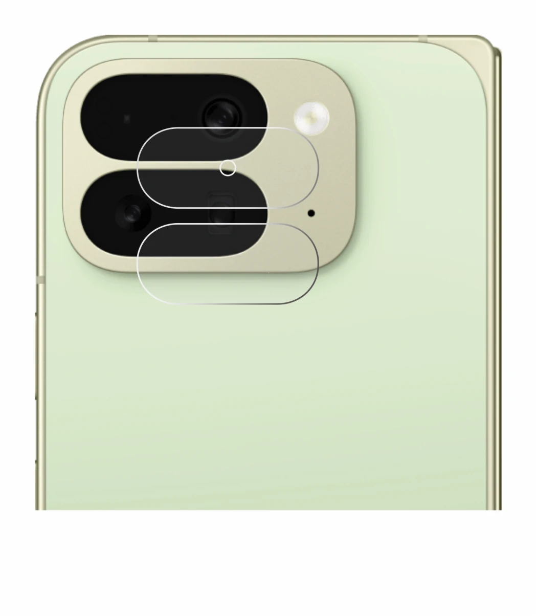 Immagine del dispositivo Google Pixel 10 Pro Fold (SOLO Fotocamera) con un'ampia varietà di protezioni per lo schermo.