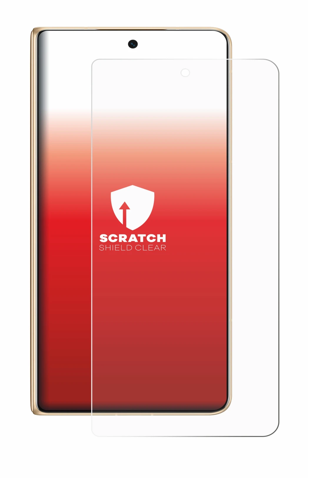 Immagine del dispositivo Honor Magic V5 con un'ampia varietà di protezioni per lo schermo.