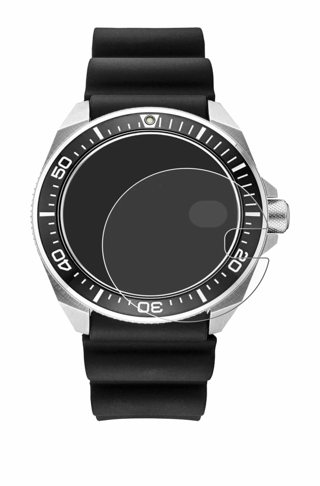 Immagine del dispositivo Seiko Prospex SRPE37 con un'ampia varietà di protezioni per lo schermo.