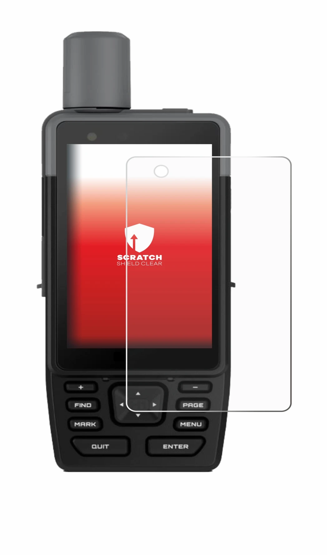 Immagine del dispositivo Garmin GPSMAP H1 con un'ampia varietà di protezioni per lo schermo.
