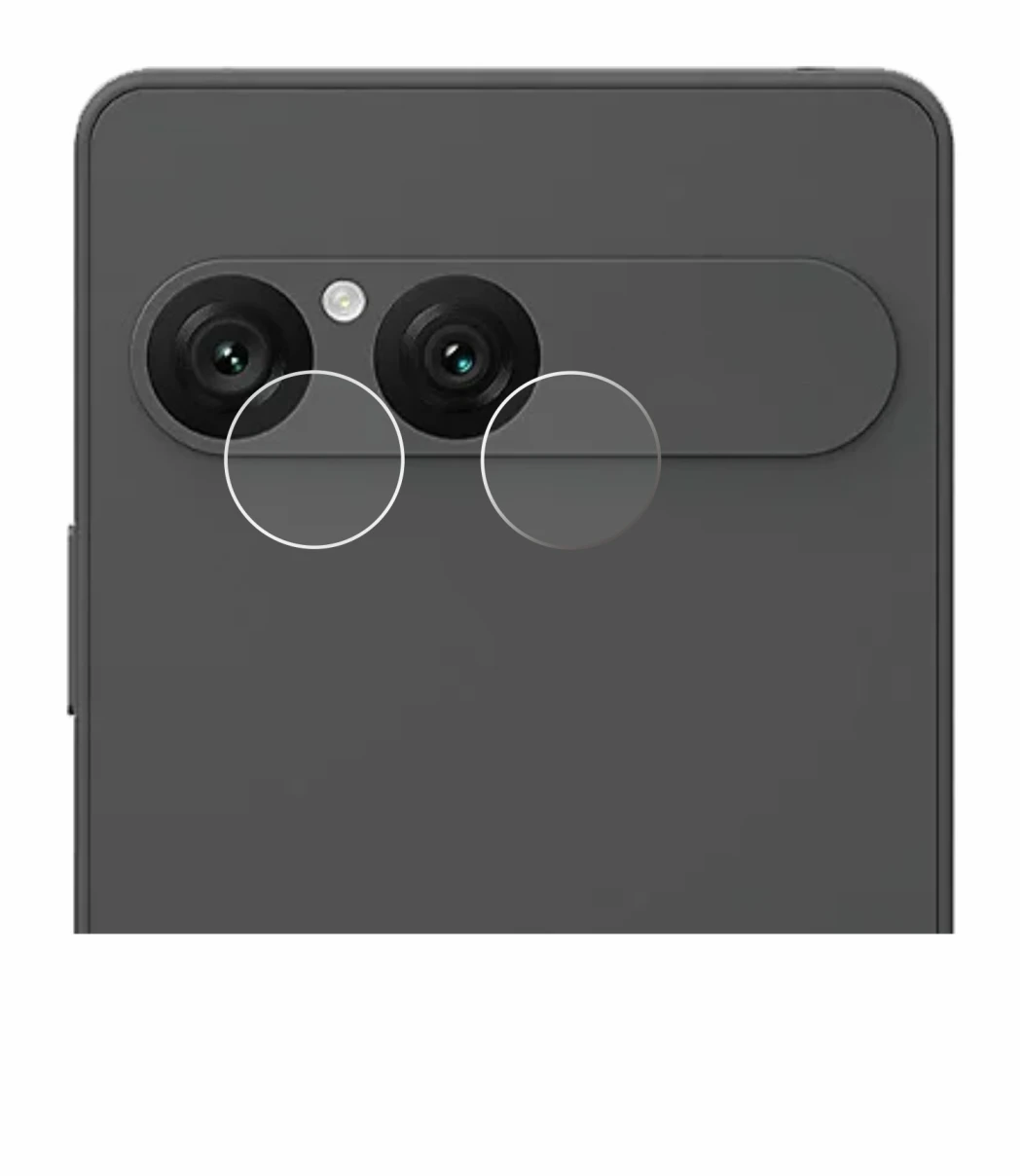 Immagine del dispositivo Sony Xperia 10 VII (SOLO Fotocamera) con un'ampia varietà di protezioni per lo schermo.